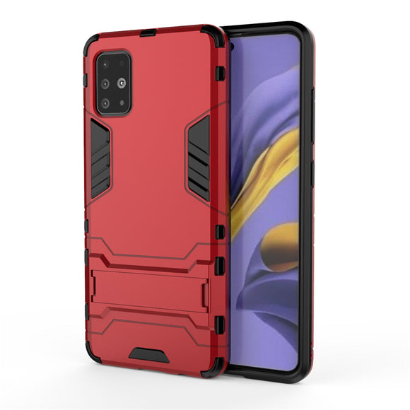Funda Protectora 2 en 1 con Soporte para Samsung Galaxy A51 - Resistencia Anticalda