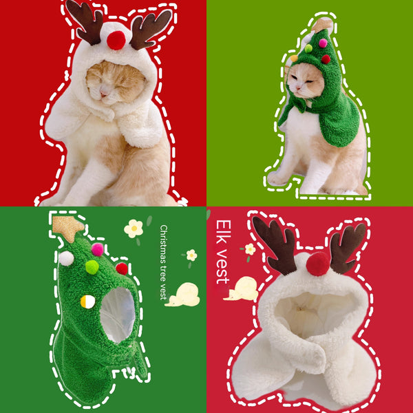 Adornos Navideños para Gatos con Diseño de Astas - Colección Año Nuevo