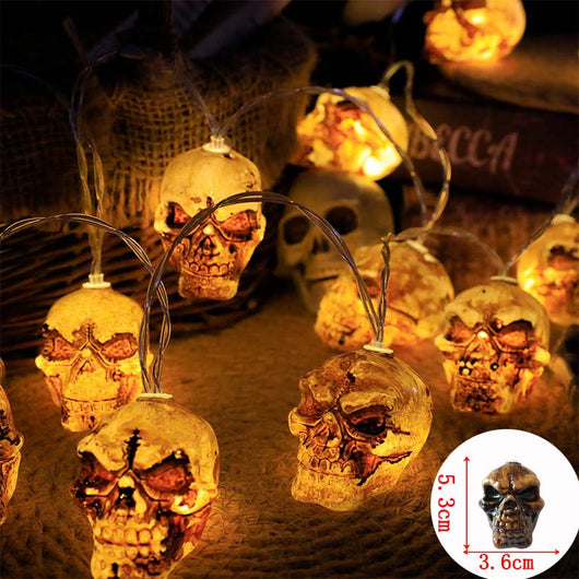 Luces LED Decorativas Temáticas Halloween, Fantasmas, Calaveras y Calabazas - Image 2