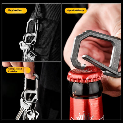 Llavero Multifuncional de Titanio para Aventuras al Aire Libre - Image 4