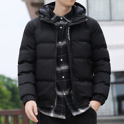 Abrigo Acolchado de Algodón para Hombre Talla Grande con Cuello Tipo Tigre - Image 10