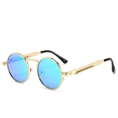 Gafas de Sol Redondas Punk con Resorte para Hombre y Mujer - Image 12