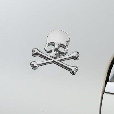 Calcomanía Metálica de Calavera para Auto - Diseño Personalidad One Piece - Image 4