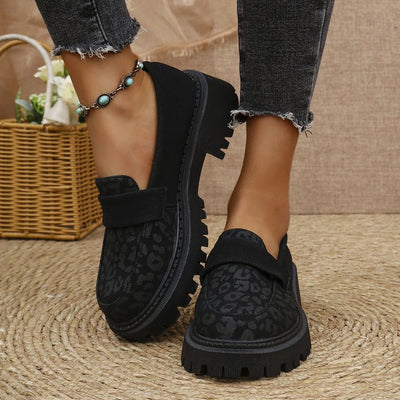 Mocasines Plataforma Cómodos Estilo Británico en Cuero Premium - Image 10