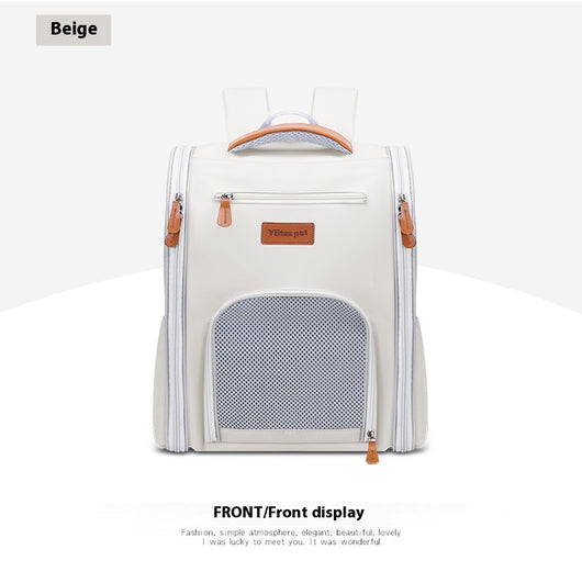 Mochila Transportadora Respirable para Mascotas - Plegable y Portátil - Image 15