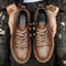 Zapatos de Cuero Británico Transpirables - Estilo Casual y Versátil