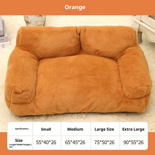 Sofá Cama Felpa Extragrande para Mascotas y Conejos - Image 8