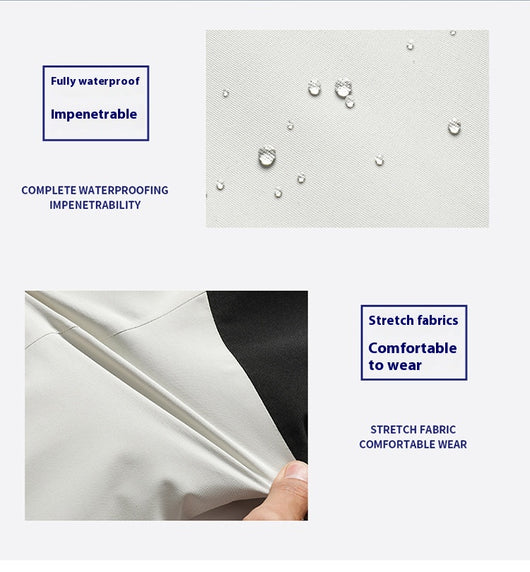 Abrigo Desmontable Impermeable Otoño-Invierno Unisex con Forro Adhesivo - Image 18