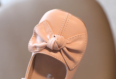 Zapatos de Cuero Infantiles Estilo Colegio Británico con Moño - Image 19