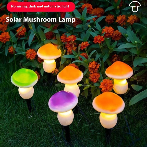 Lámpara Solar Seta para Jardín - Impermeable y Decorativa