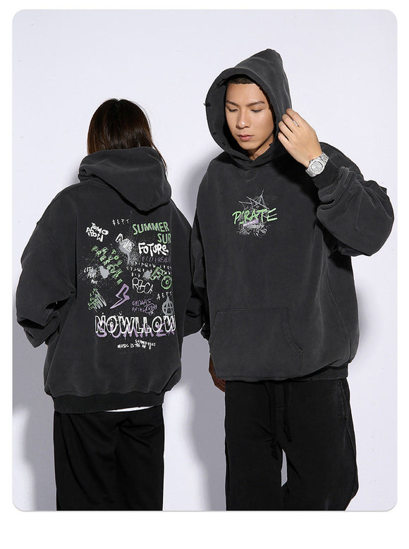 Suéter Vintage Desgastado Unisex Street Wash