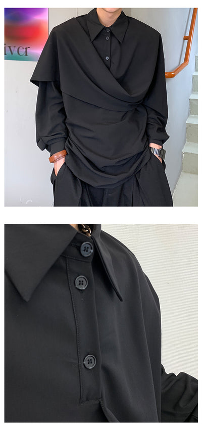Blusa Casual Asimétrica Hombro Descubierto Manga Larga - Image 13