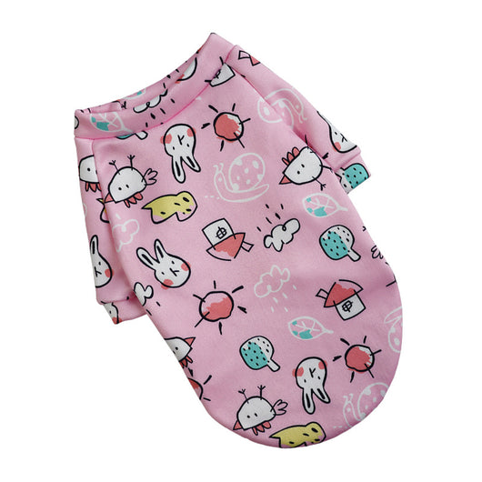 Suéter Floral de Felpa Delgada para Perros - Moda Canina Elegante - Image 21