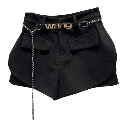 Shorts de Lana Tres Cuartos con Bolsillos Tridimensionales para Mujer - Image 7