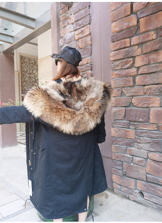 Abrigo Largo de Lana con Cuello para Invierno - Image 18
