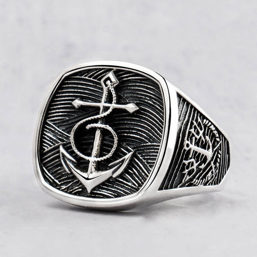 Anillo de Diseño Personalizado en Azul Marino para Dedo Índice - Image 7