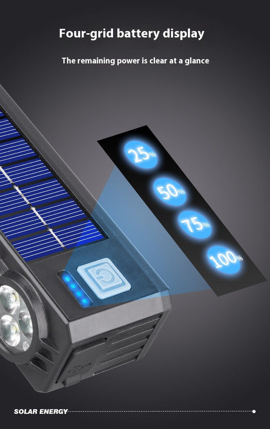 Luz Solar para Bicicleta con Claxon Integrado - Image 12