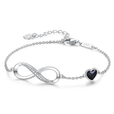 Pulsera de Plata Esterlina para Mujer - Amor Eterno Minimalista - Image 18