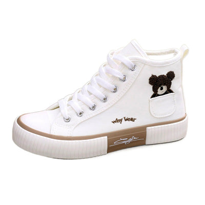Zapatillas Altas para Mujer con Bolsillos y Diseño Oso - Image 2