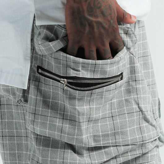 Pantalones Cortos Holgados con Bolsillos de Cierre para Hombre - Image 9