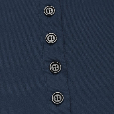 Blusa Casual Cuello Redondo Ajustada Manga Larga Efecto Dos Piezas para Mujer - Image 18
