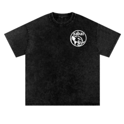 Camiseta Vintage Lavada con Estampado Gráfico Personalizado Unisex - Image 4