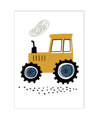 Póster de Arte en Lienzo Excavadora - Decoración Industrial - Image 17