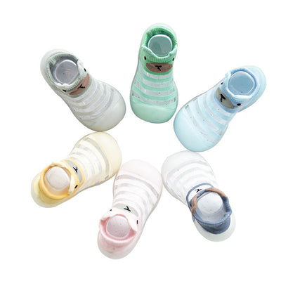 Calcetines Transparentes a Rayas para Bebés y Niños Pequeños - Image 7