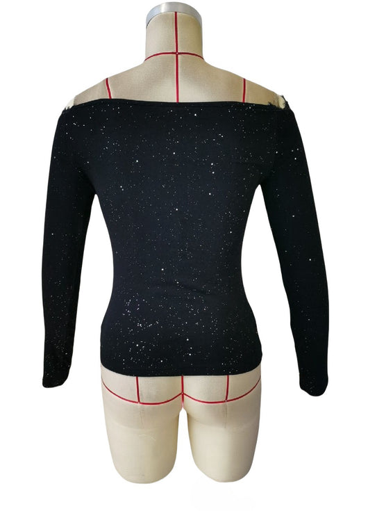 Blusa Larga con Paneles de Encaje para Mujer - Image 15