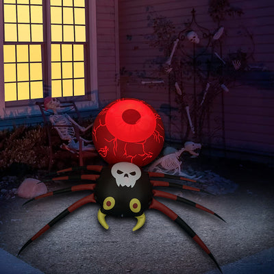 Araña Inflable Luminiscente para Halloween