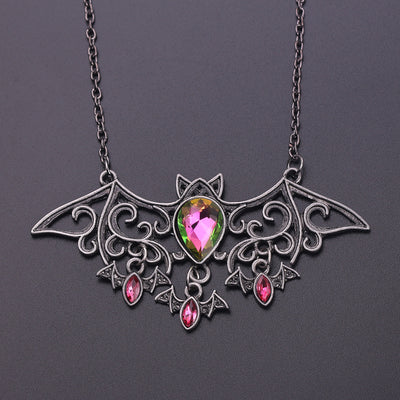Collar Vintage Murciélago - Accesorios Halloween - Image 8