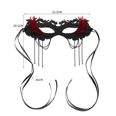 Máscara Veneciana de Medio Rostro para Mascarada - Image 7