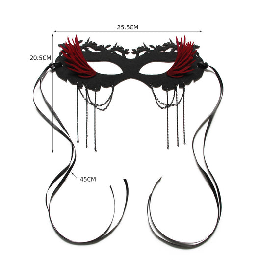 Máscara Veneciana de Medio Rostro para Mascarada - Image 7