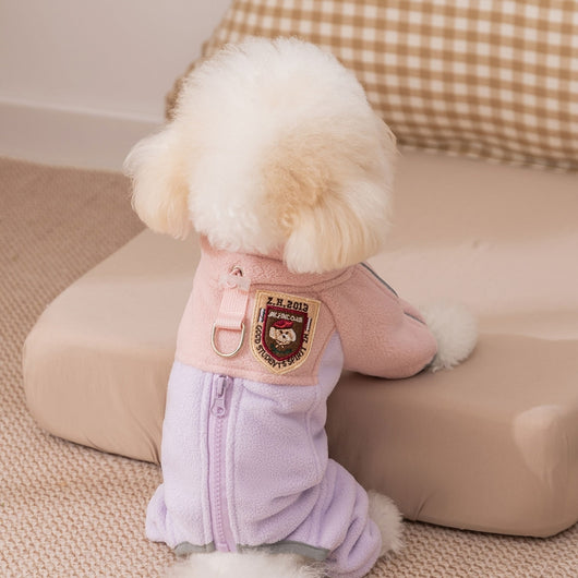 Abrigo Polar Térmico para Perros Pequeños - Diseño Bicolor - Image 27