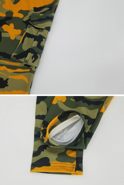 Pantalones Casuales Camuflaje Talla Grande para Mujer - Otoño Invierno - Image 20