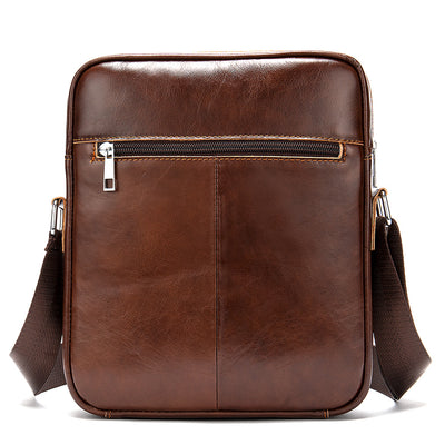 Bolso Mensajero de Cuero Vintage para Hombre - Piel Vacuna Premium - Image 3