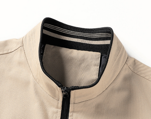 Chaqueta Casual de Algodón con Cuello Mao para Hombre - Image 12