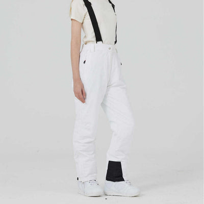 Pantalones de Esquí Impermeables y Térmicos con Cintura Elástica - Image 2