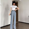 Calça Pantalona de Cintura Alta em Seda Gelada - Conforto Total para o Verão