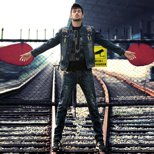Clip para Cintura Slim Denim para Hombre - Image 9