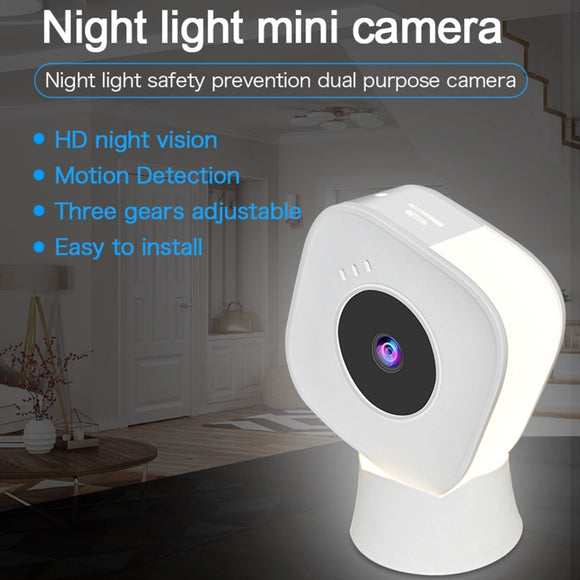 Cámara de Vigilancia 2 en 1 con Luz Nocturna Inteligente y Sensor de Movimiento