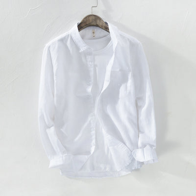 Camisa de Lino para Hombre - Estilo Ejecutivo - Image 13