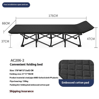 Cama Plegable Portátil para Camping y Oficina - Image 13