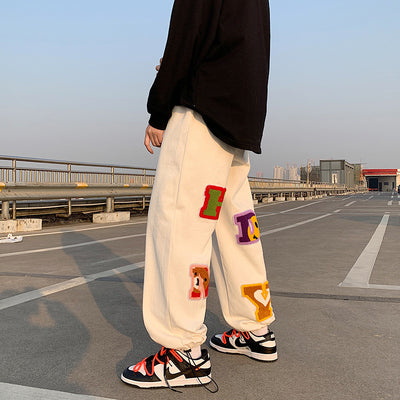 Pantalones Casuales para Hombre con Letras Bordadas Estilo Moderno - Image 7