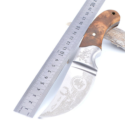 Cuchillo de Supervivencia American Gaiter - Hoja Recta para Aventuras