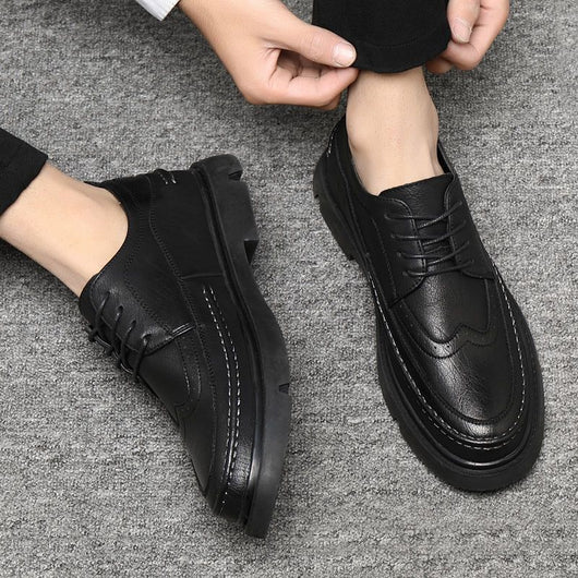 Zapatos de Cuero para Hombre Transpirables - Estilo Business Casual Elegante