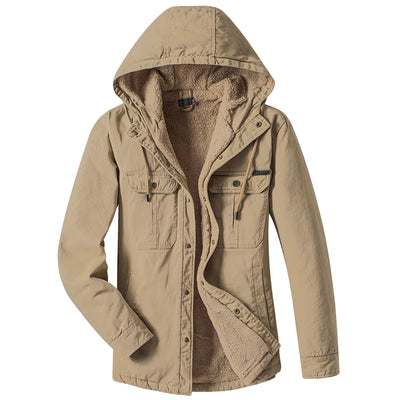 Chaqueta Acolchada con Forro Polar - Abrigo Casual con Capucha para Otoño e Invierno - Image 2