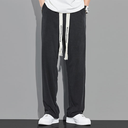 Pantalones Deportivos Anchos de Corte Japonés - Comodidad Versátil - Image 3