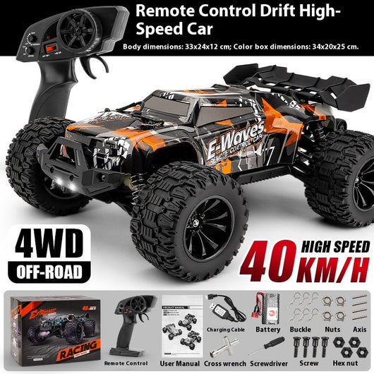 Auto Control Remoto 4x4 Todoterreno de Alta Velocidad con Ruedas Grandes - Image 7