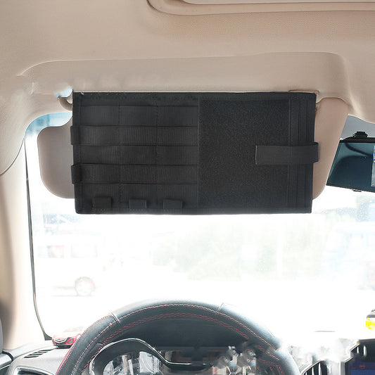 Organizador MOLLE Táctico para Visera de Auto con Múltiples Bolsillos - Image 2